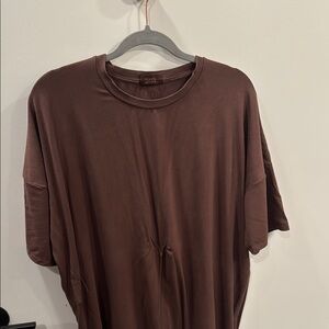 Nuuds Chocolate Brown Relaxed T-Shirt